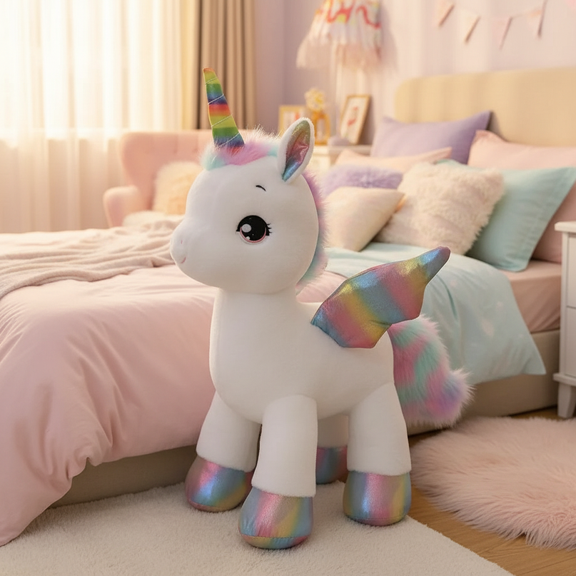 giant size unicorn plush - lifestyle