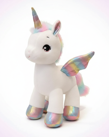 giant size unicorn plush - white-bg