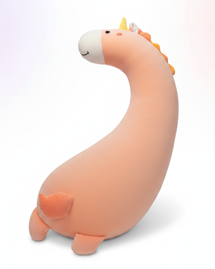 giant unicorn leg pillow plush - white-bg