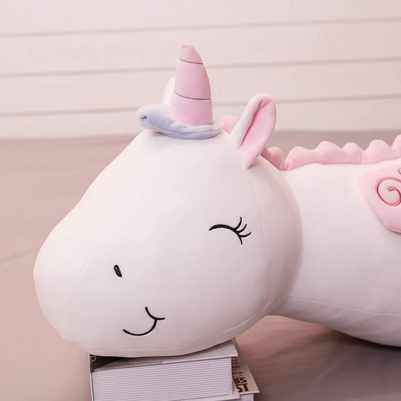 giant unicorn plush - detail