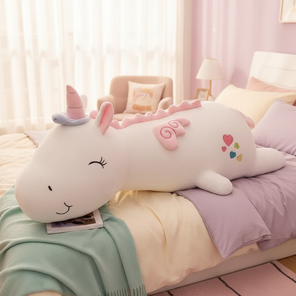 giant unicorn plush - lifestyle