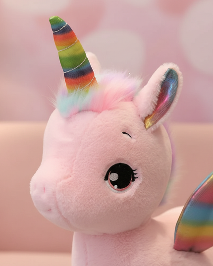 giant unicorn plush stuffed animal - detail