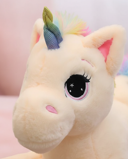 giant unicorn plush toy - detail