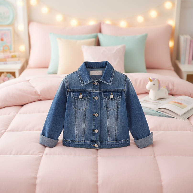 girls unicorn jacket - lifestyle