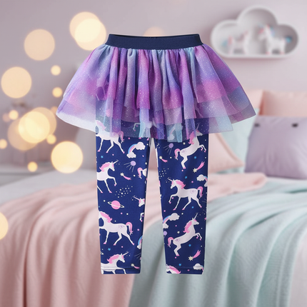girls unicorn leggings - lifestyle