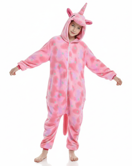 girls unicorn onesie - white-bg