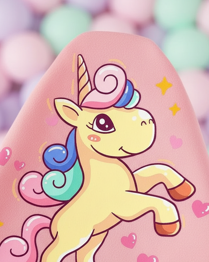 girls unicorn pullover hoodie - detail