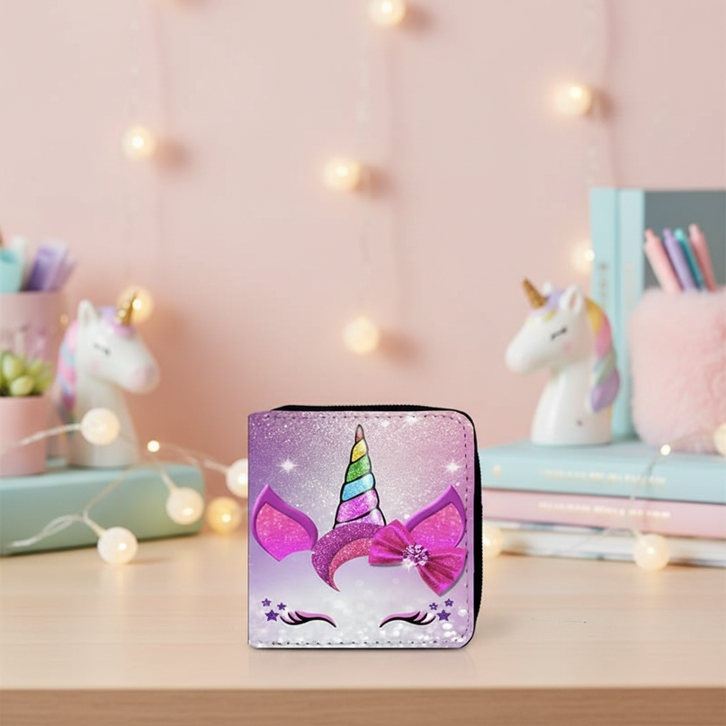 girls unicorn wallet - lifestyle