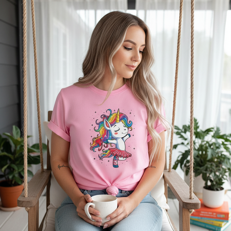 glam unicorn shirt - lifestyle