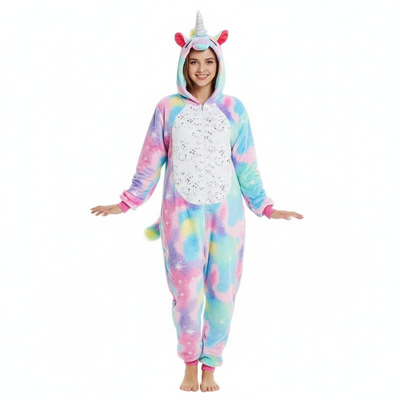 glitter onesie unicorn - white-bg