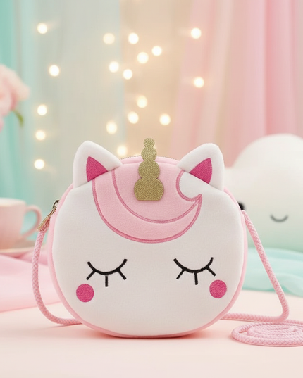 glitter unicorn purse - lifestyle