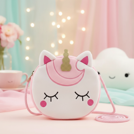 glitter unicorn purse - lifestyle