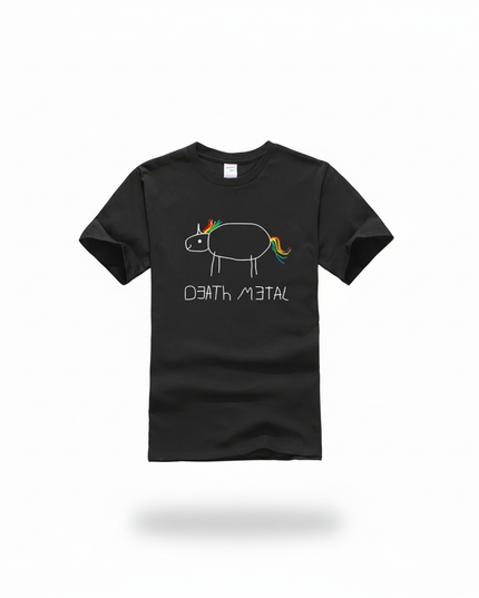 glow dark unicorn shirt - white-bg