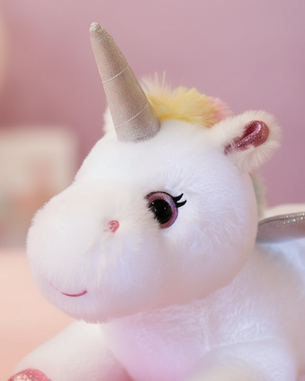 glowing unicorn plush - detail