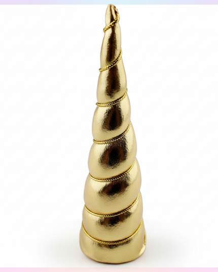 gold mermaid unicorn horn - white-bg