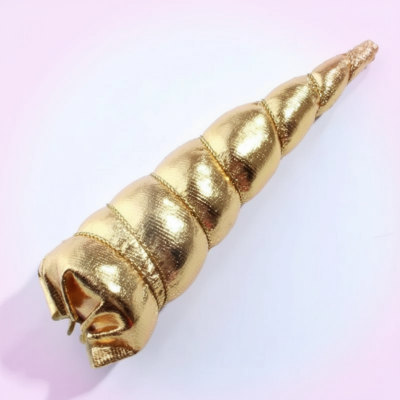 gold unicorn horn party pack - white-bg