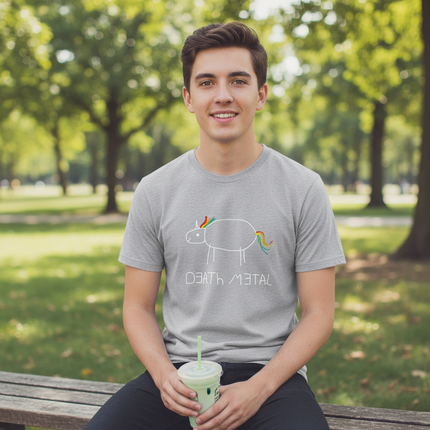 gold unicorn shirt - lifestyle