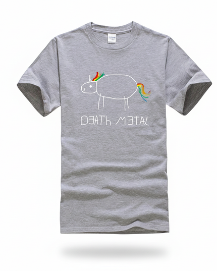 gold unicorn shirt - white-bg