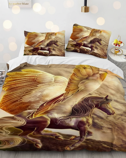 golden pegasus bedding - lifestyle