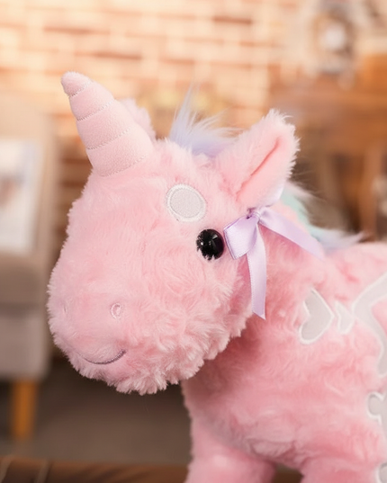 gothic unicorn plush - detail