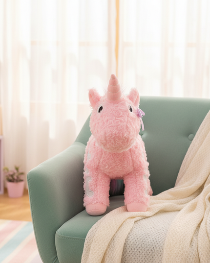 gothic unicorn plush - lifestyle