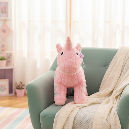 gothic unicorn plush - lifestyle