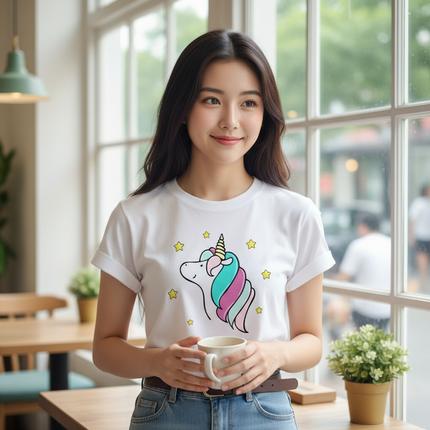 graphic unicorn shirt - lifestyle