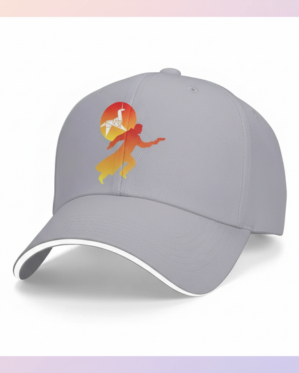 gray unicorn cap - white-bg