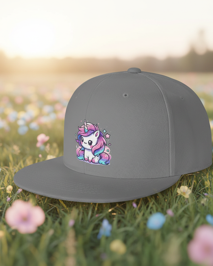 gray unicorn hat - lifestyle