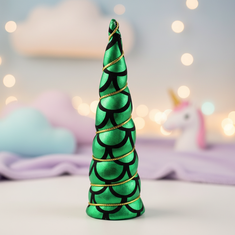 green mermaid unicorn horn - lifestyle