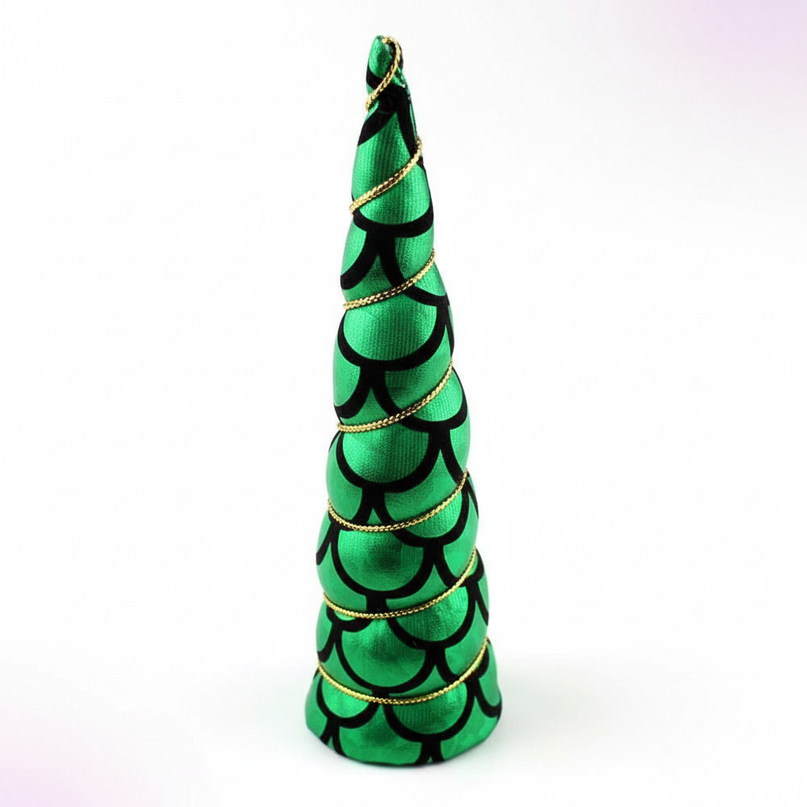 green mermaid unicorn horn - white-bg