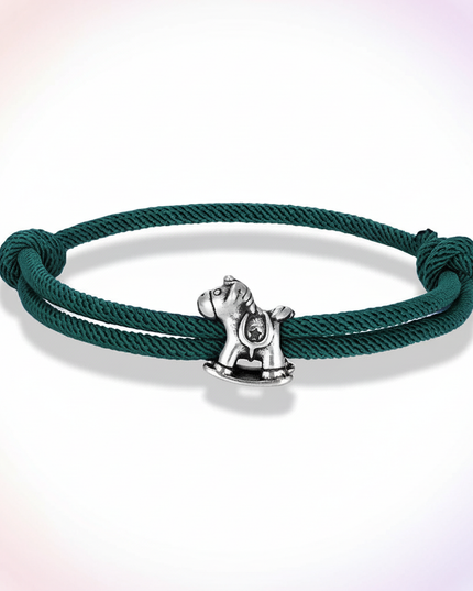 green unicorn bracelet - white-bg