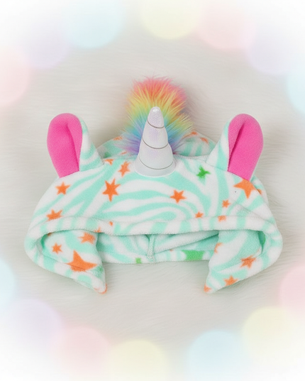 green unicorn onesie - detail