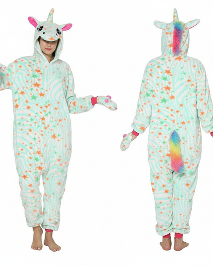 green unicorn onesie - white-bg
