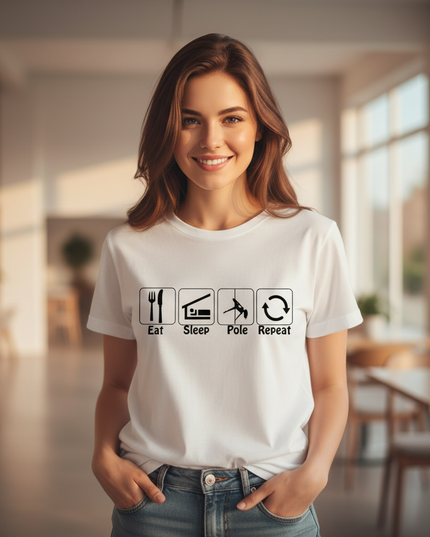 grunge unicorn shirt - in-use