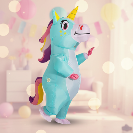 halloween inflatable costume unicorn - lifestyle