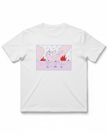 harajuku unicorn shirt - white-bg