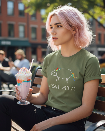 holographic unicorn shirt - lifestyle