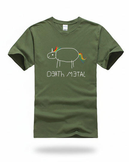 holographic unicorn shirt - white-bg