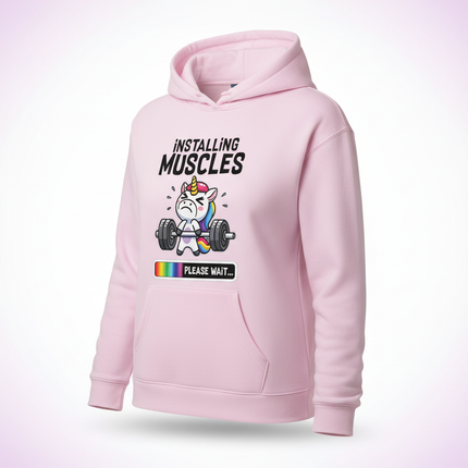 hoodie with unicorn - white-bg