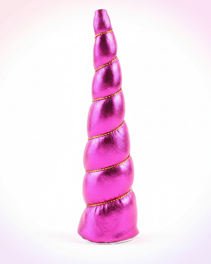 hot pink unicorn headband - white-bg