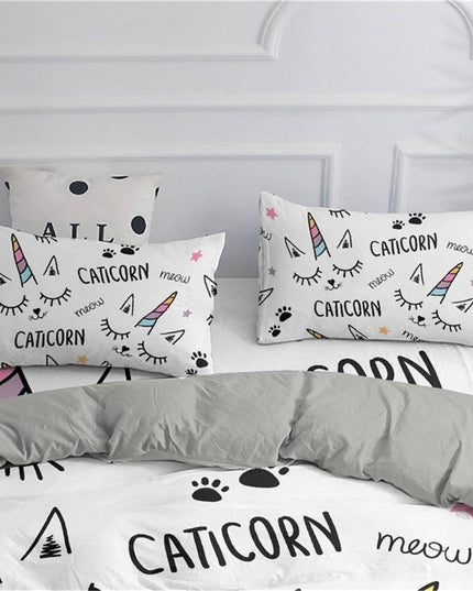 Cat Unicorn Bed Set