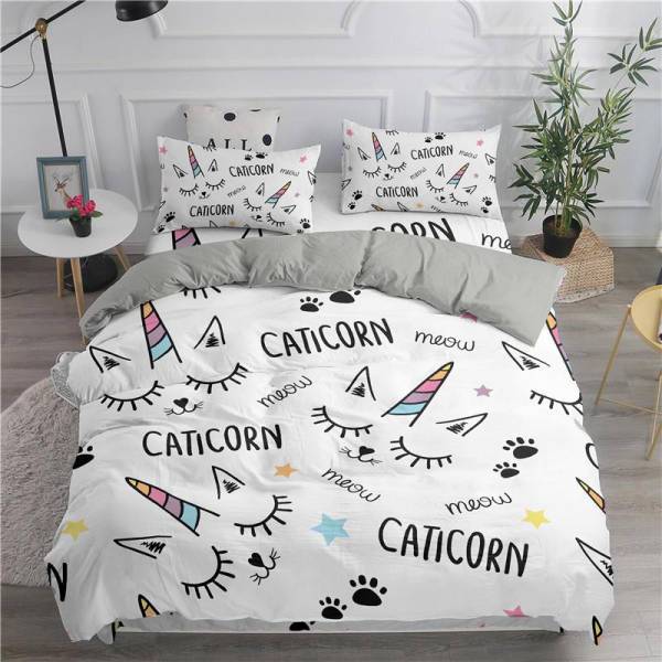Cat Unicorn Bed Set