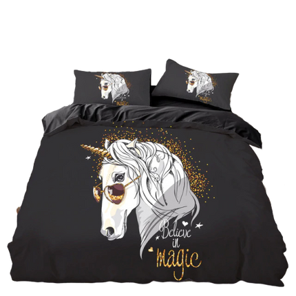 Grande Glow Unicorn Bed Set (200x200)