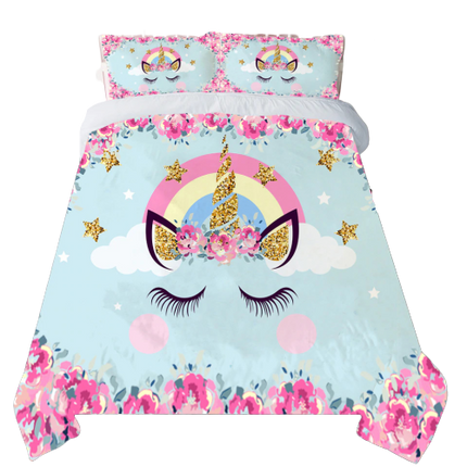 Chubby Unicorn Bed Set