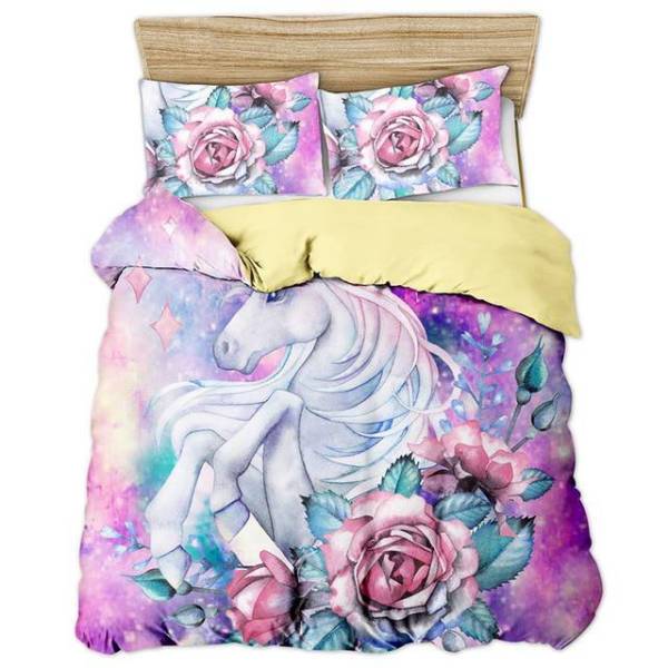 Blooming Meadows Unicorn Bed Set