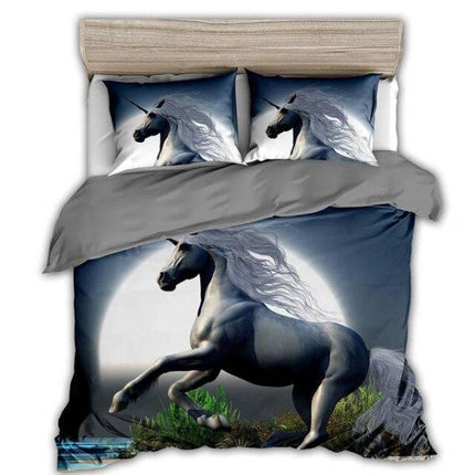 Starry Night Unicorn Bed Set