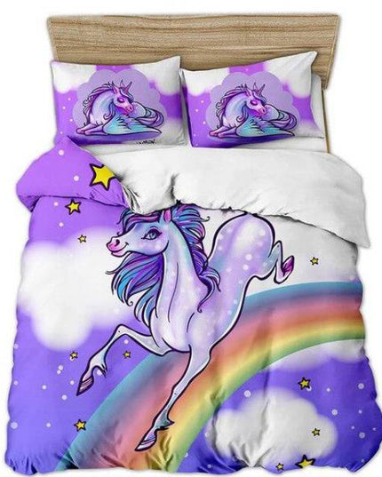 Overlay Unicorn Bed Set