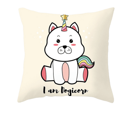 unicorn cat pillow