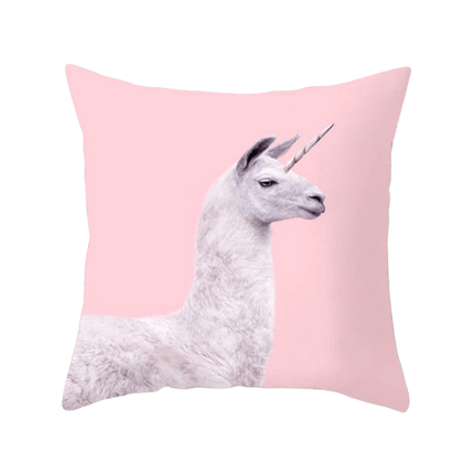 llama unicorn pillow